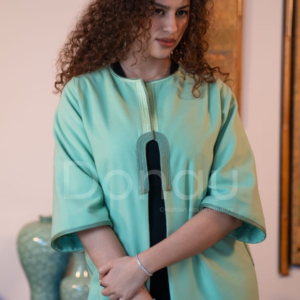 Aquaverde Cardigan en lainage Mlifa vert d eau - Image 3
